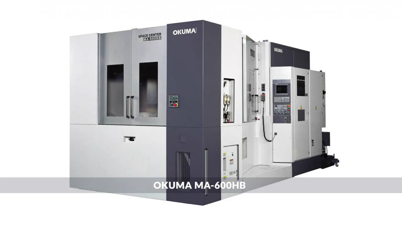 OKUMA MA-600HB horizontal machining centre at INAMESA