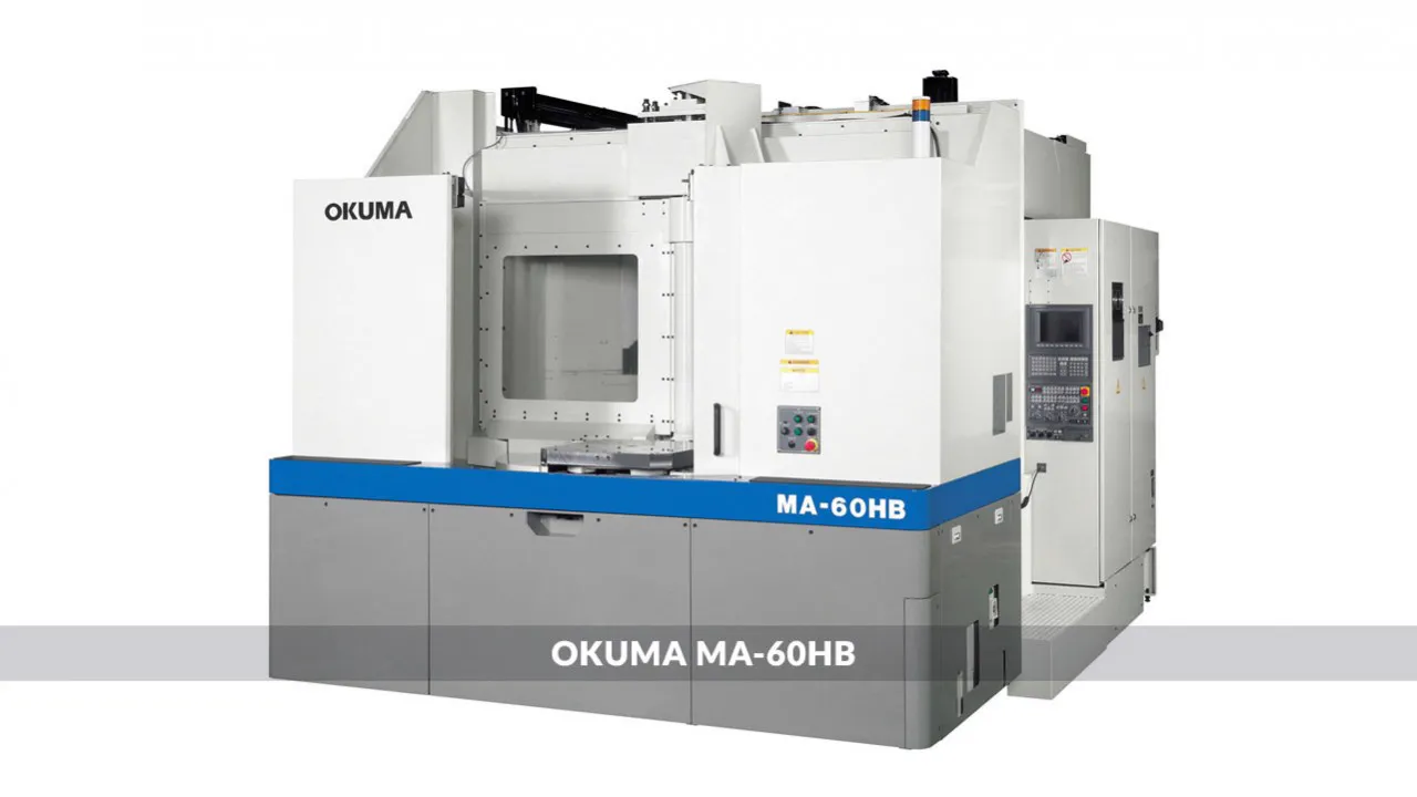 OKUMA MA-60HB horizontal machining centre at INAMESA
