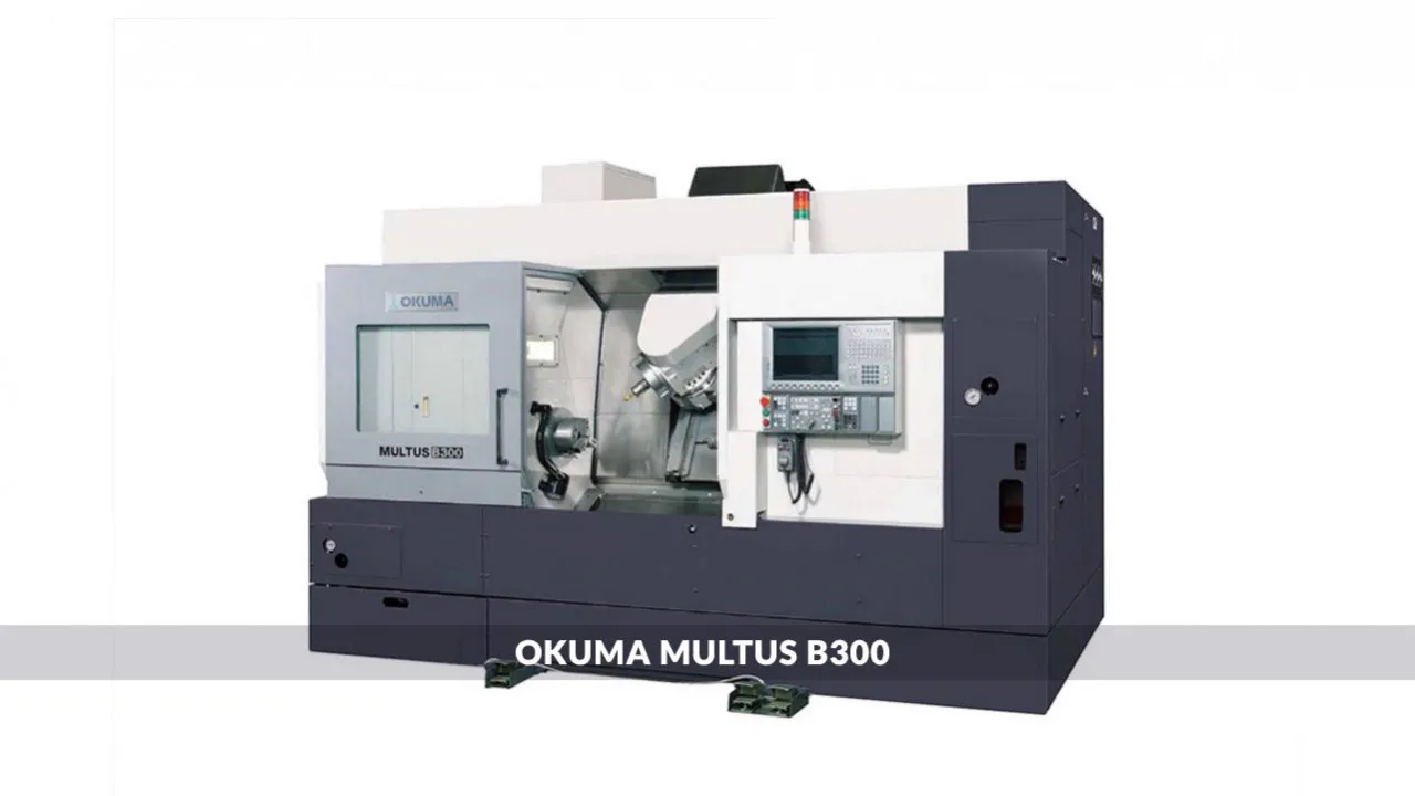 OKUMA MULTUS B300 multitasking turning centre at INAMESA