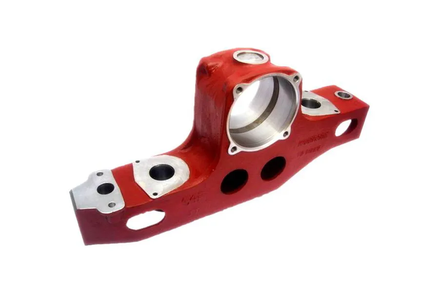 Steel railway component with complex machining by INAMESA